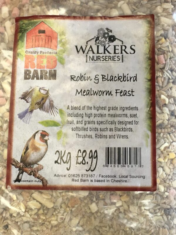 Robin & Blackbird Mealworm Feast 2 Kg